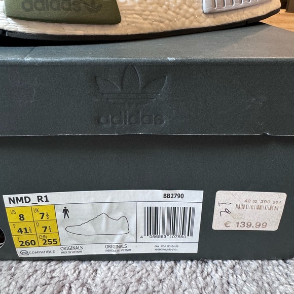 Adidas nmd r1 boost trace cargo olive green sz 8 - Picture 2 of 8